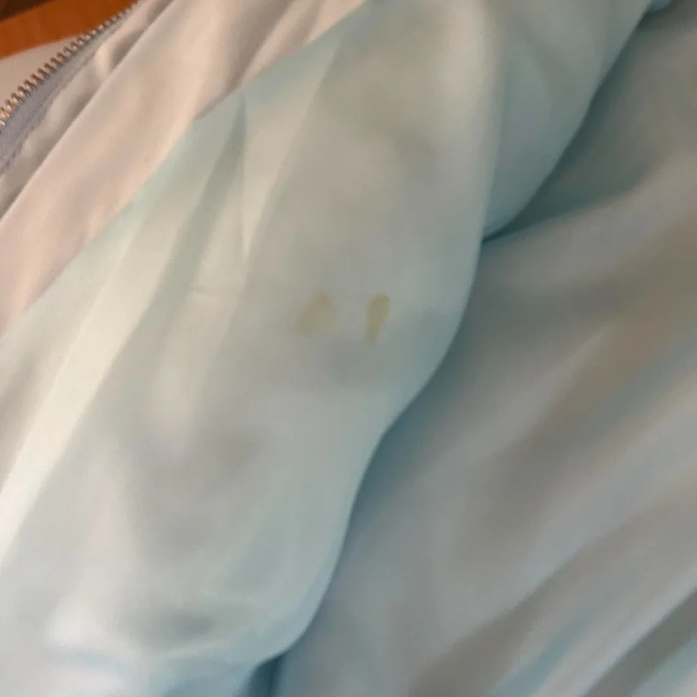 Light Blue Women's Puffer Jacket - Picture 7 of 8